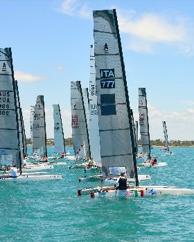 2018 "A" Class Catamaran Worlds (Race 1, Tues 20th)