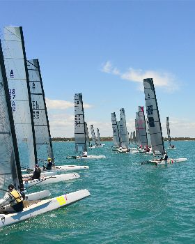 2018 "A" Class Catamaran Worlds (Race 1, Tues 20th)