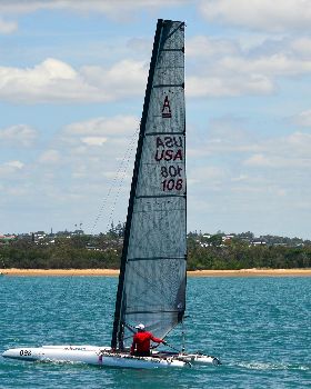 2018 "A" Class Catamaran Worlds (Race 1, Tues 20th)