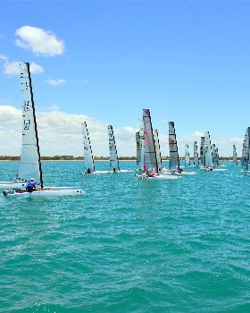 2018 "A" Class Catamaran Worlds (Race 1, Tues 20th)