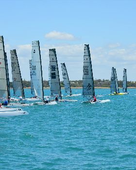 2018 "A" Class Catamaran Worlds (Race 1, Tues 20th)