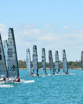 2018 "A" Class Catamaran Worlds (Race 1, Tues 20th)