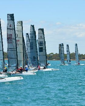 2018 "A" Class Catamaran Worlds (Race 1, Tues 20th)