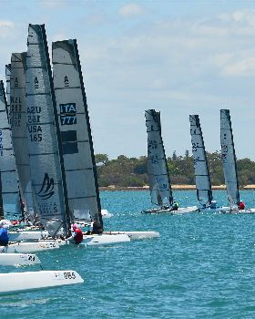 2018 "A" Class Catamaran Worlds (Race 1, Tues 20th)