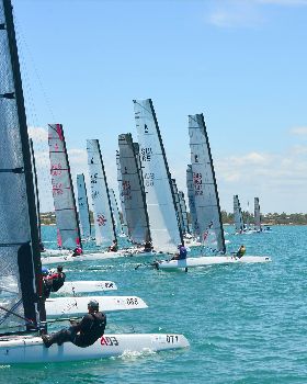 2018 "A" Class Catamaran Worlds (Race 1, Tues 20th)