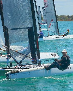 2018 "A" Class Catamaran Worlds (Race 1, Tues 20th)