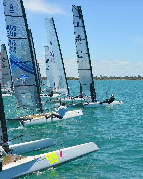 2018 "A" Class Catamaran Worlds (Race 1, Tues 20th)
