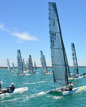 2018 "A" Class Catamaran Worlds (Race 1, Tues 20th)