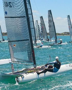 2018 "A" Class Catamaran Worlds (Race 1, Tues 20th)
