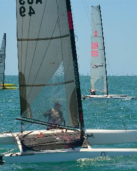 2018 "A" Class Catamaran Worlds (Race 1, Tues 20th)