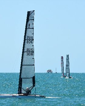 2018 "A" Class Catamaran Worlds (Race 1, Tues 20th)