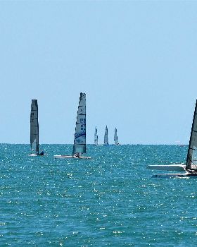 2018 "A" Class Catamaran Worlds (Race 1, Tues 20th)