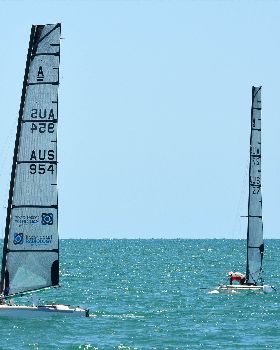 2018 "A" Class Catamaran Worlds (Race 1, Tues 20th)