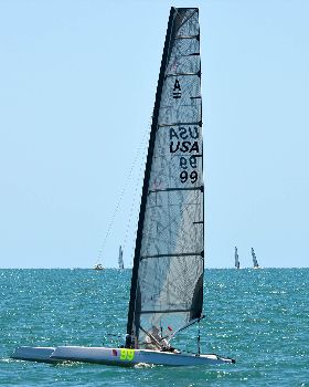 2018 "A" Class Catamaran Worlds (Race 1, Tues 20th)