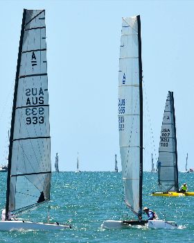 2018 "A" Class Catamaran Worlds (Race 1, Tues 20th)
