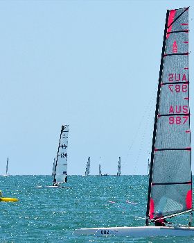 2018 "A" Class Catamaran Worlds (Race 1, Tues 20th)
