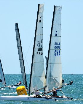 2018 "A" Class Catamaran Worlds (Race 1, Tues 20th)