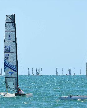 2018 "A" Class Catamaran Worlds (Race 1, Tues 20th)