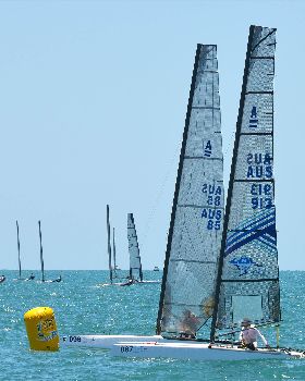 2018 "A" Class Catamaran Worlds (Race 1, Tues 20th)