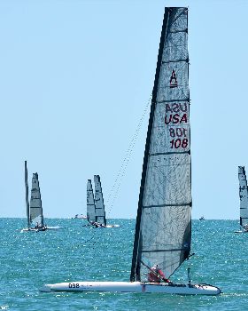 2018 "A" Class Catamaran Worlds (Race 1, Tues 20th)