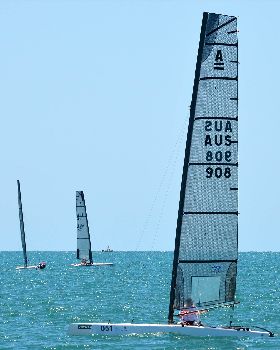 2018 "A" Class Catamaran Worlds (Race 1, Tues 20th)