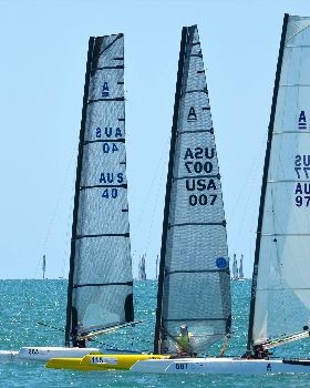 2018 "A" Class Catamaran Worlds (Race 1, Tues 20th)