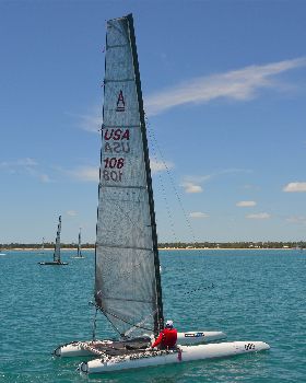 2018 "A" Class Catamaran Worlds (Race 2, Tues 20th)