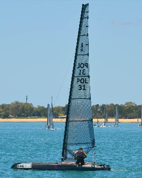 2018 "A" Class Catamaran Worlds (Race 2, Tues 20th)