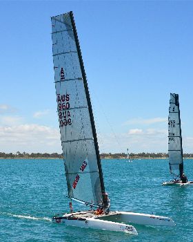 2018 "A" Class Catamaran Worlds (Race 2, Tues 20th)