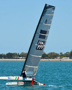 2018 "A" Class Catamaran Worlds (Race 2, Tues 20th)