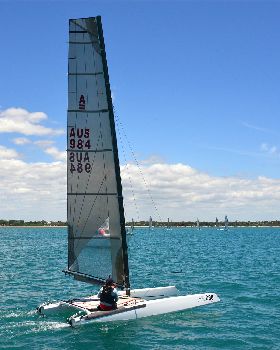 2018 "A" Class Catamaran Worlds (Race 2, Tues 20th)