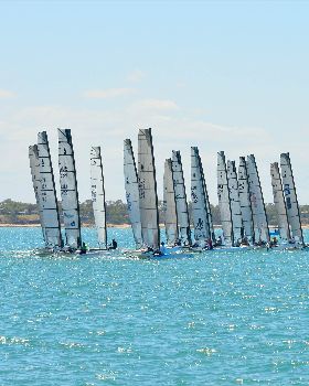 2018 "A" Class Catamaran Worlds (Race 2, Tues 20th)