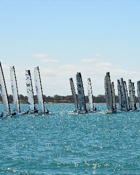 2018 "A" Class Catamaran Worlds (Race 2, Tues 20th)