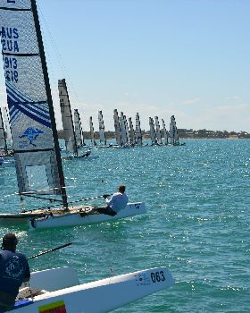 2018 "A" Class Catamaran Worlds (Race 2, Tues 20th)