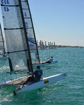 2018 "A" Class Catamaran Worlds (Race 2, Tues 20th)