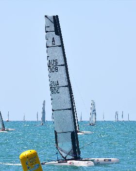 2018 "A" Class Catamaran Worlds (Race 2, Tues 20th)