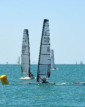 2018 "A" Class Catamaran Worlds (Race 2, Tues 20th)