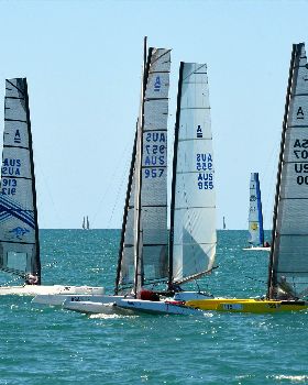 2018 "A" Class Catamaran Worlds (Race 2, Tues 20th)