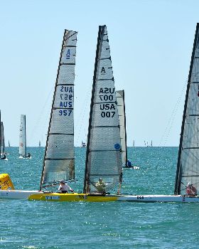 2018 "A" Class Catamaran Worlds (Race 2, Tues 20th)