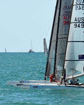 2018 "A" Class Catamaran Worlds (Race 2, Tues 20th)