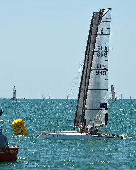 2018 "A" Class Catamaran Worlds (Race 2, Tues 20th)