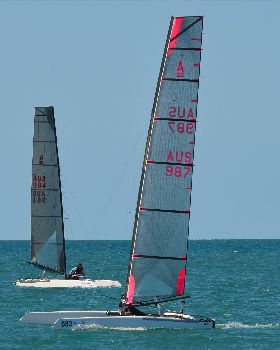2018 "A" Class Catamaran Worlds (Race 2, Tues 20th)