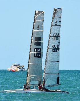 2018 "A" Class Catamaran Worlds (Race 2, Tues 20th)