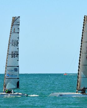 2018 "A" Class Catamaran Worlds (Race 2, Tues 20th)