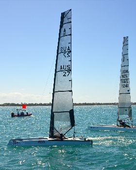 2018 "A" Class Catamaran Worlds (Race 2, Tues 20th)