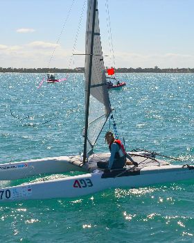 2018 "A" Class Catamaran Worlds (Race 2, Tues 20th)