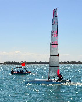2018 "A" Class Catamaran Worlds (Race 2, Tues 20th)