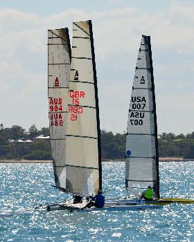 2018 "A" Class Catamaran Worlds (Race 3, Tues 20th)