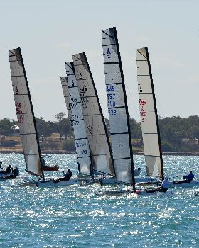 2018 "A" Class Catamaran Worlds (Race 3, Tues 20th)