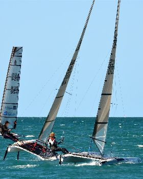 2018 "A" Class Catamaran Worlds (Race 3, Tues 20th)